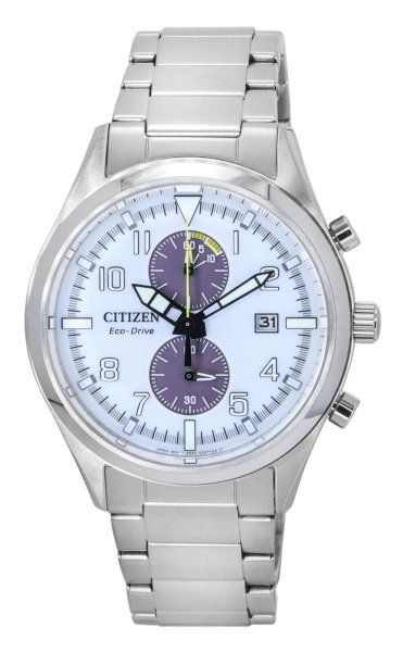 画像1: 【送料無料】CITIZEN シチズン 逆輸入 メンズ腕時計 クロノグラフ エコドライブ CA7028-81A (1)