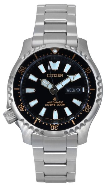 画像1: 【送料無料】CITIZEN シチズン 逆輸入 メンズ腕時計 プロマスター オートマチック ダイバー ブラックダイヤル NY0160-66E (1)