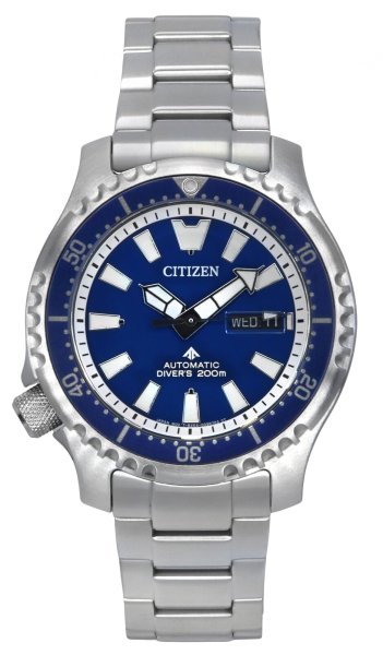 画像1: 【送料無料】CITIZEN シチズン 逆輸入 メンズ腕時計 プロマスター オートマチック ダイバー ブルーダイヤル NY0161-63L (1)