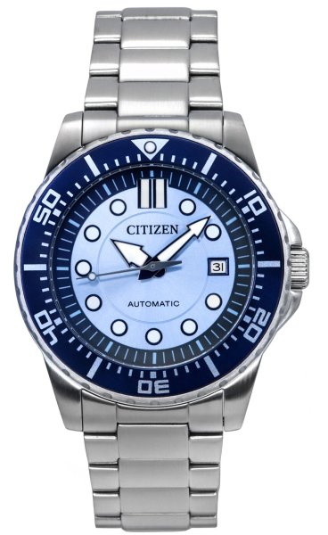 画像1: 【送料無料】CITIZEN シチズン 逆輸入 メンズ腕時計 ブルーダイヤル オートマチック NJ0178-81M (1)