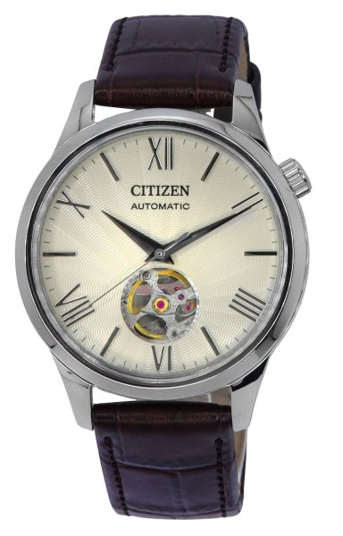 画像1: 【送料無料】CITIZEN シチズン 逆輸入 メンズ腕時計 オートマチック オープンハート NH9130-17A (1)